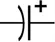 polarized capaciotr symbol