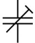 trimmer capacitor symbol