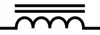 magnetic core inductor symbol