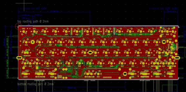 G60 mechanical keyboard PCB layout