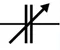 variable capacitor symbol