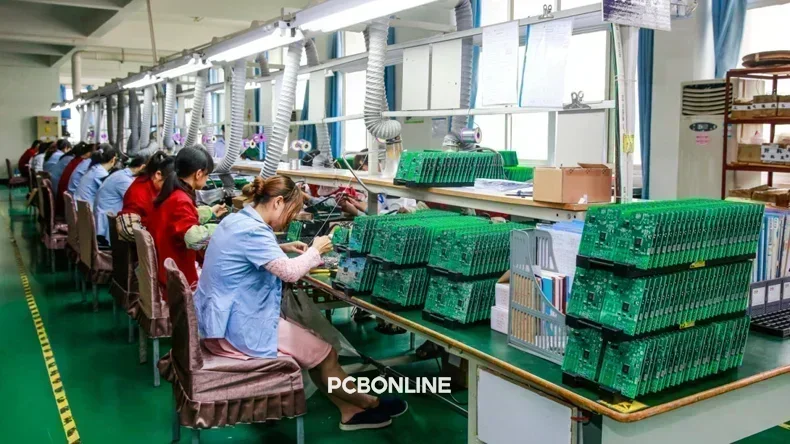 inserting components through PTH hole
