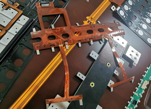 flex PCBA for cell contact system