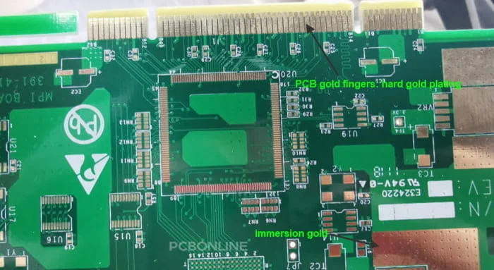 selective hard gold plating vs immersion gold