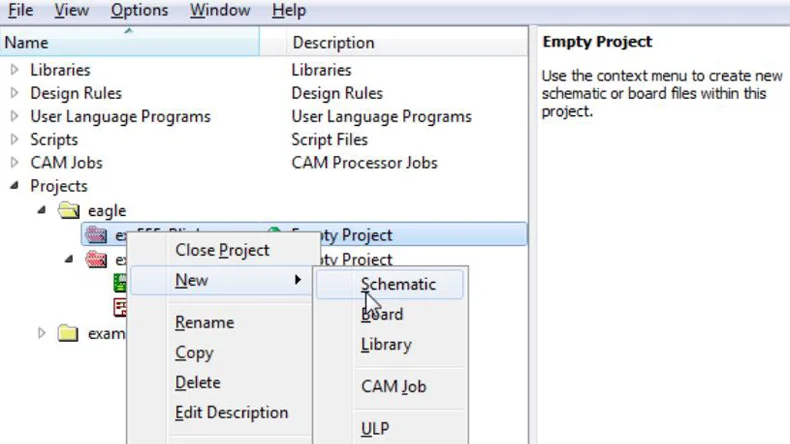 create a project