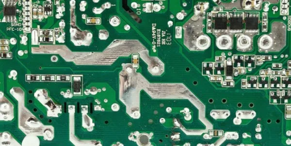 solder on PCB trace