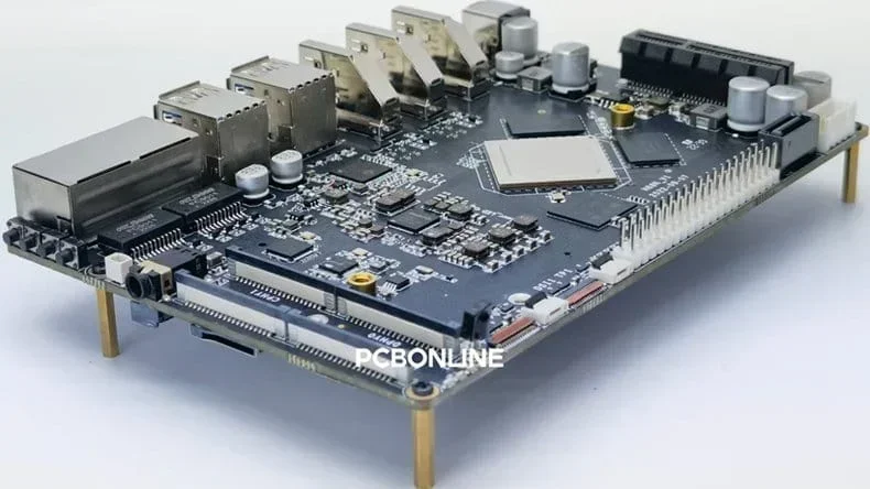 small-match PCB assembly