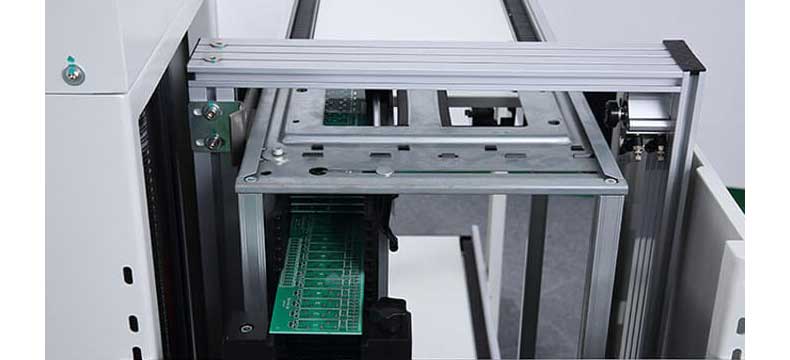 PCB assembly loader