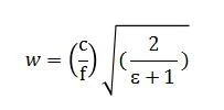 antenna width trace